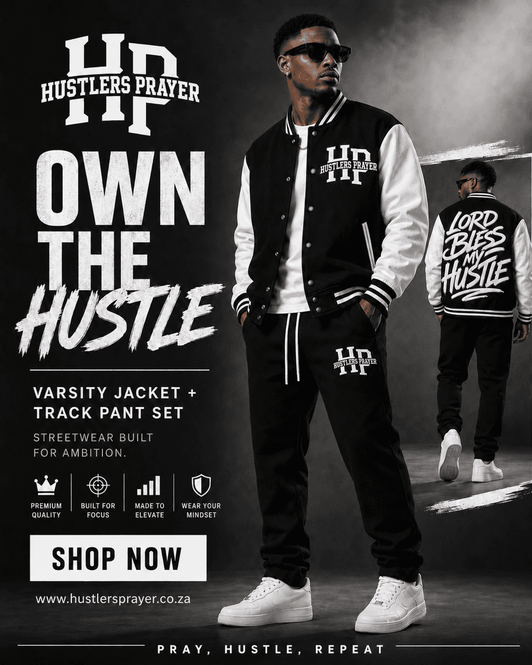 Hustlers Prayer campaign advert
